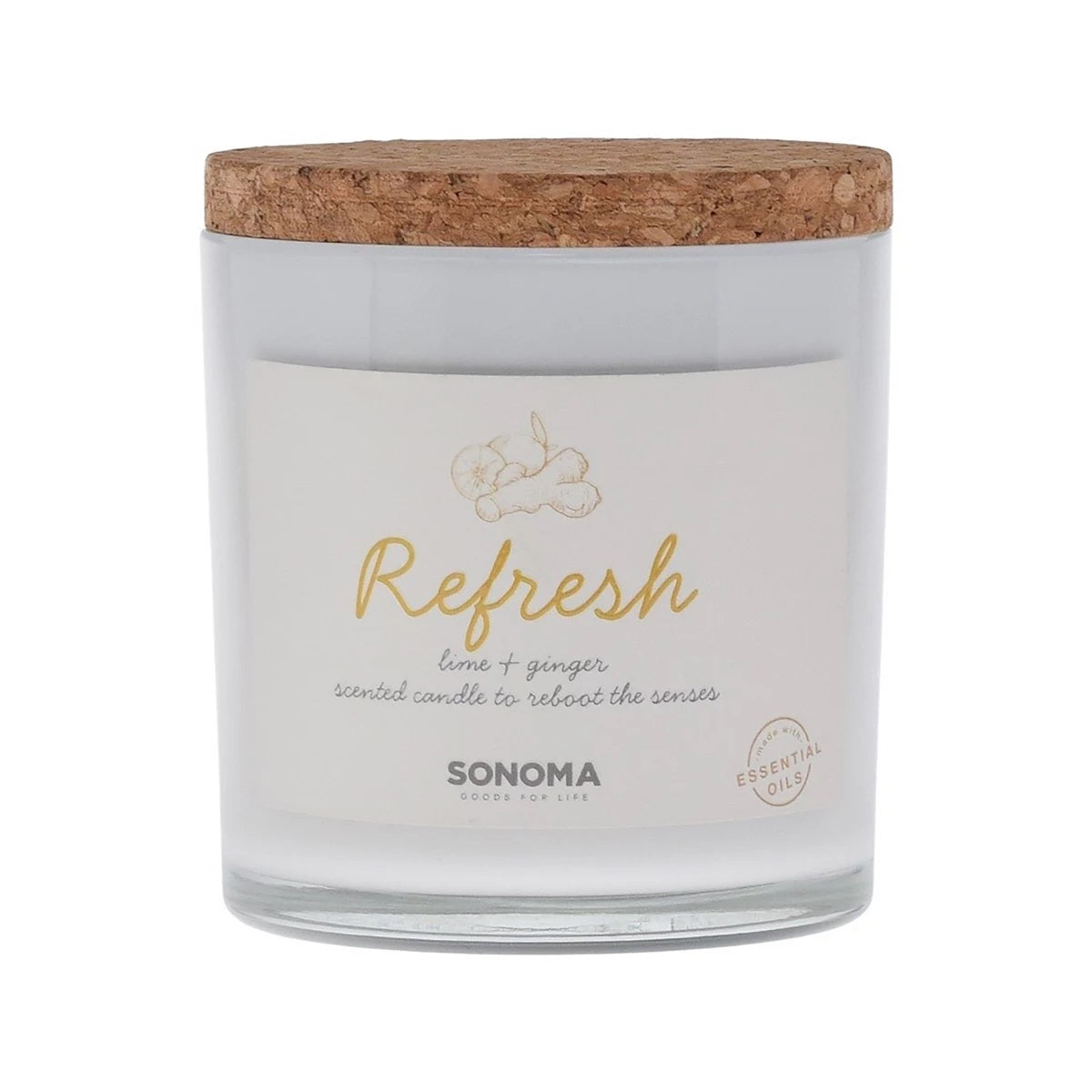 Sonoma Goods For Life® Spa 3-Wick Candle Jar - REFRESH